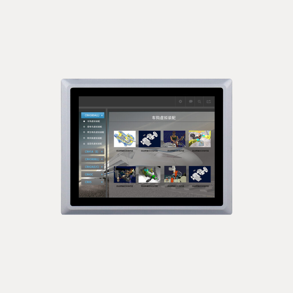 12.1 inch embedded touch industrial monitor - Image 3