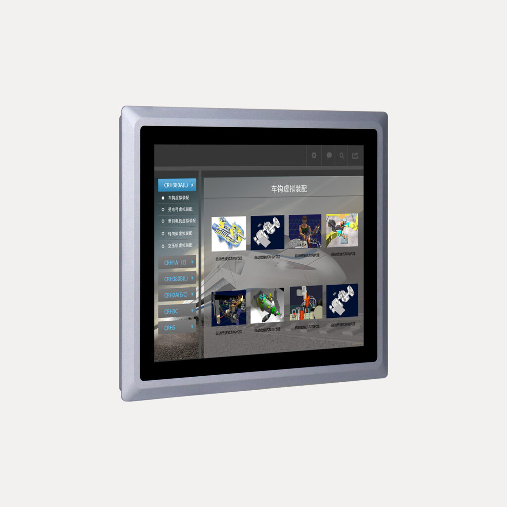 12.1 inch embedded touch industrial monitor