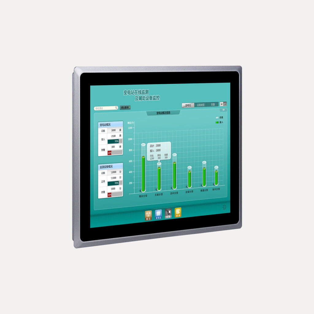 15 inch Wall-mounted industrial monitor - Image 2