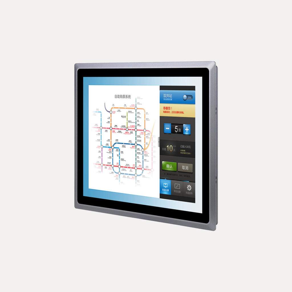 17 inch resistive wall-mounted industrial monitor - Image 2