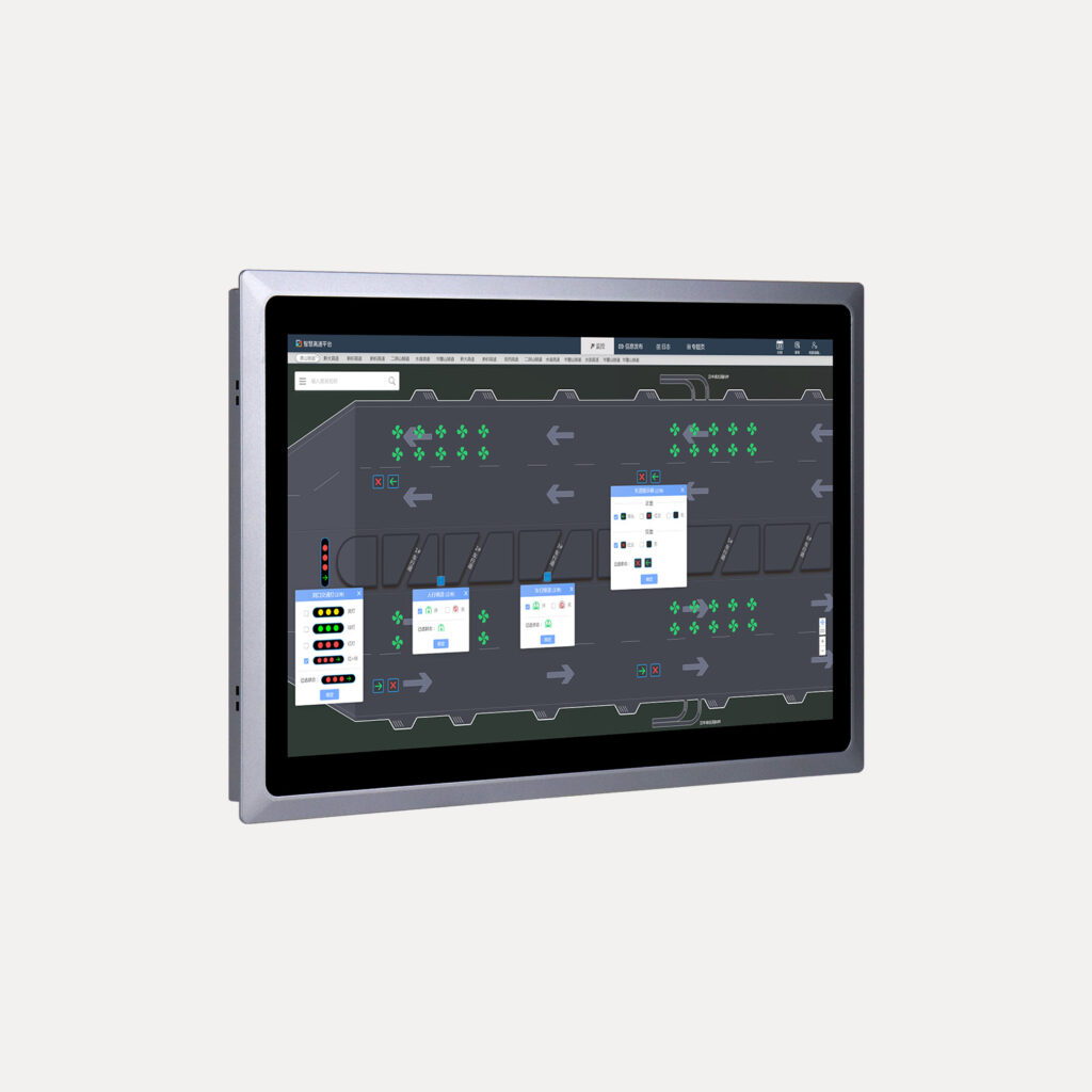 18.5 inch resistive embedded industrial monitor