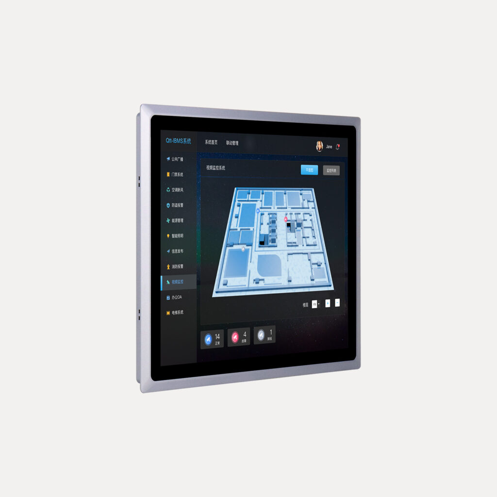 19 inch touch screen industrial monitor - Image 2