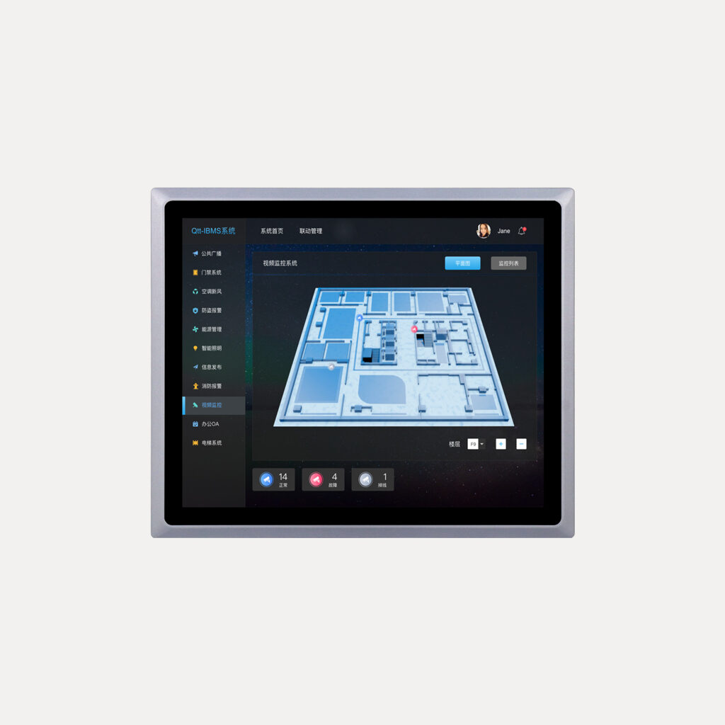 19 inch touch screen industrial monitor - Image 3