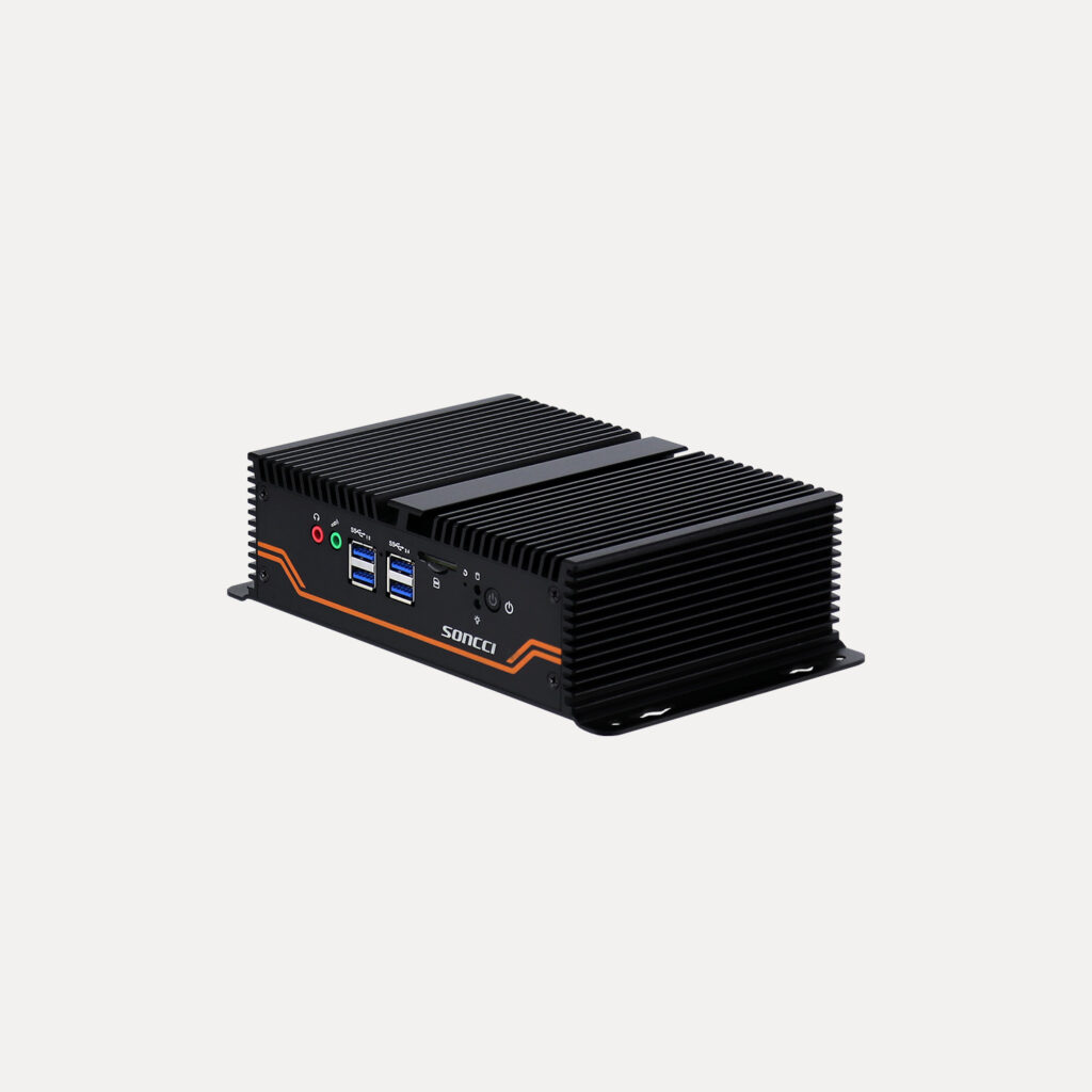 J4125 fanless embedded aluminum Box PC